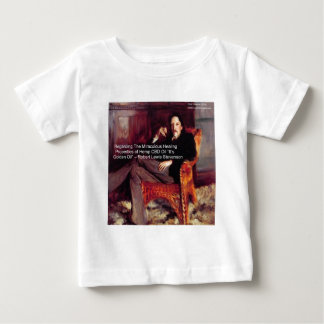T-shirt Pour Bébé Robert Louis Stevenson & Citation CBD est de l'Hui