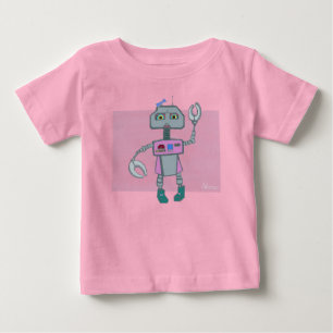T-shirt Pour Bébé Roberta Robot habille des arcs