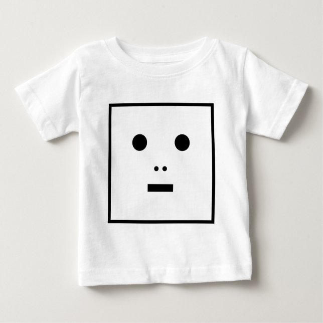 T-shirt Pour Bébé Robot anonyme - II - Customisé (Devant)