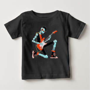 T-shirt Pour Bébé Robot guitariste