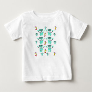 T-shirt Pour Bébé Robot T-shirt bébé