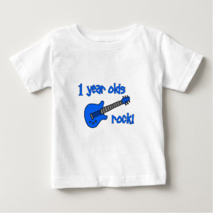 T-shirt Pour Bébé roche de 1 ans ! Le ęr anniversaire du bébé