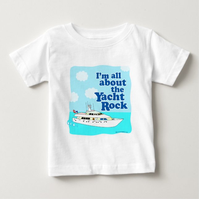 T-shirt Pour Bébé Roche de yacht (Devant)
