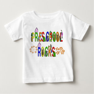 T-shirt Pour Bébé Roches préscolaires - étoiles