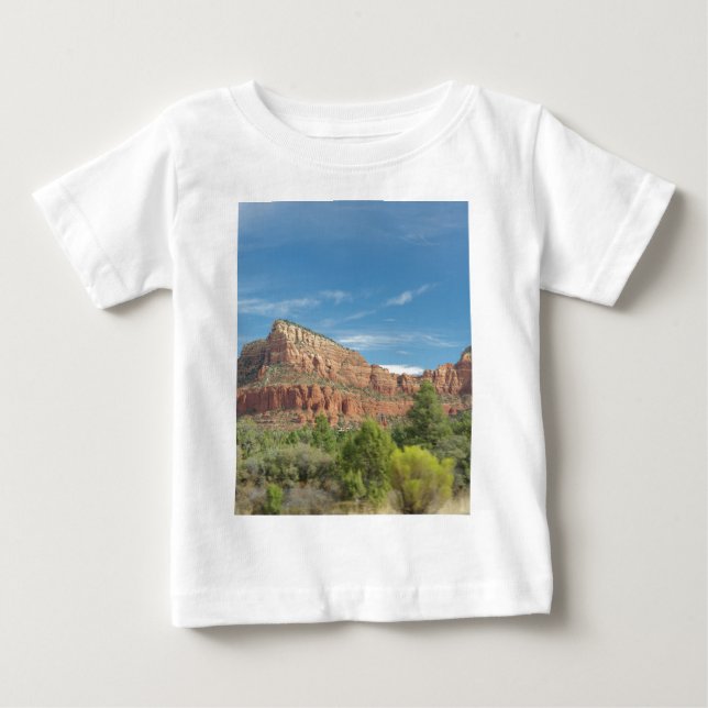 T-shirt Pour Bébé Roches rouges en Sedona (Devant)