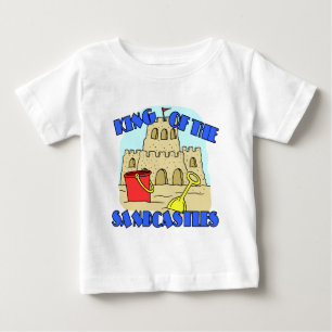 T-shirt Pour Bébé Roi Des Châteaux De Sable