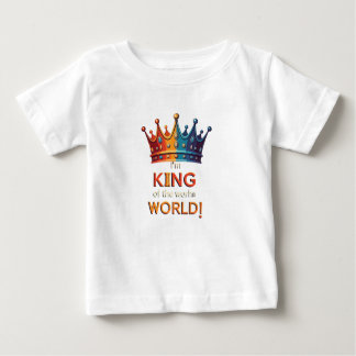 T-shirt Pour Bébé Roi du monde