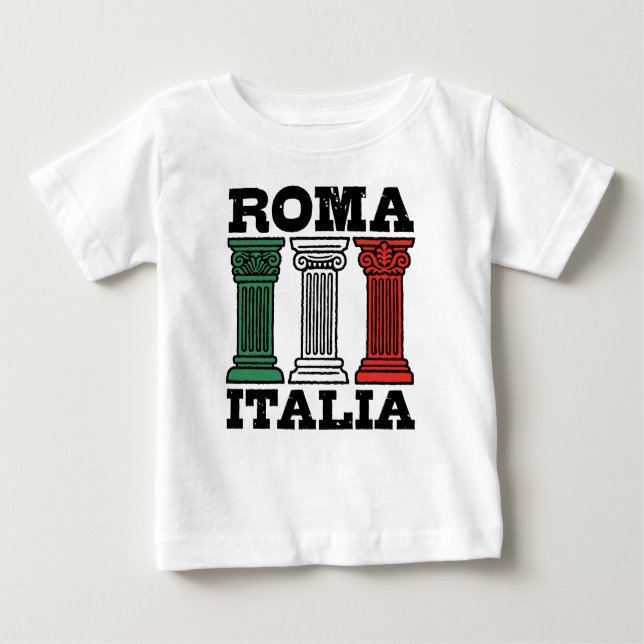 T-shirt Pour Bébé Roma Italia (Devant)