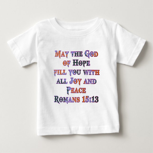 T-shirt Pour Bébé Romains 15:13 (Devant)