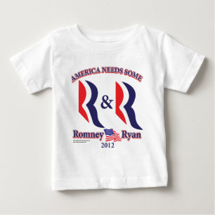 T-shirt Pour Bébé Romney et Ryan