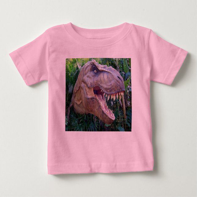 T-shirt Pour Bébé Rompre du bébé dinosaure (Devant)
