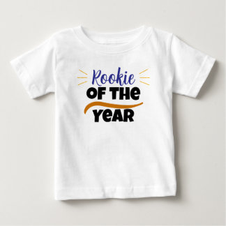 T-shirt Pour Bébé Rookie of the Year  – Cute Funny Kids 