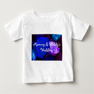 T-shirt Pour Bébé Rose bleu violet