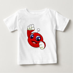 T-shirt Pour Bébé Rouge de Kiko