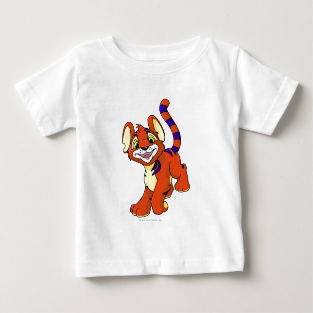 T-shirt Pour Bébé Rouge Kougra (Devant)