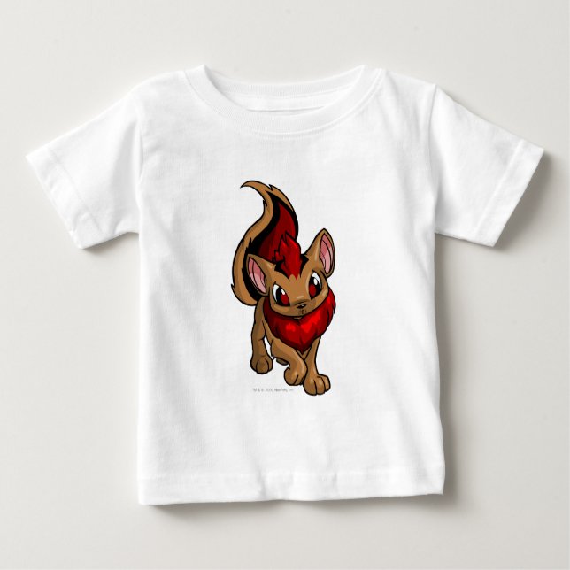 T-shirt Pour Bébé Rouge Xweetok (Devant)