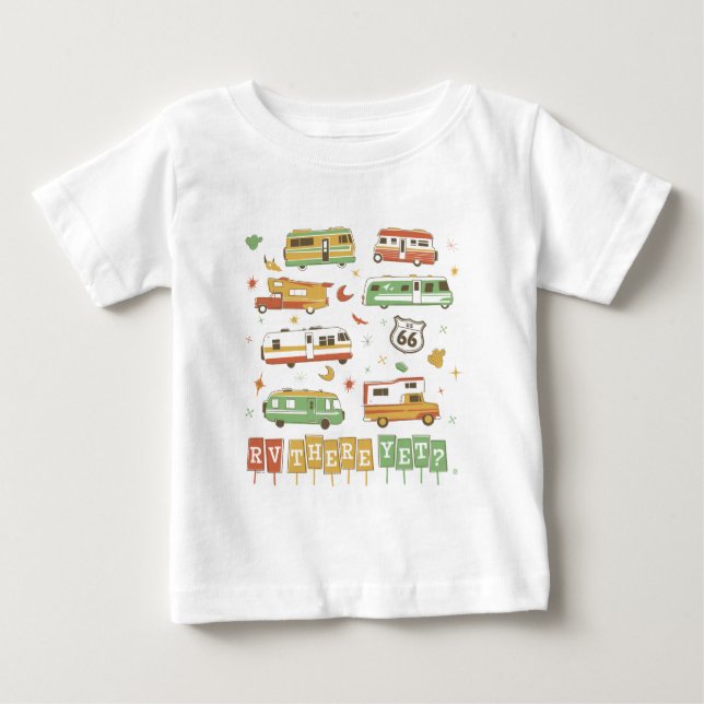 T-shirt Pour Bébé Route 66 RV Encore Là (Devant)