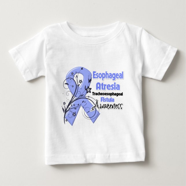 T-shirt Pour Bébé Ruban oesophagien de conscience d'atrésie (Devant)