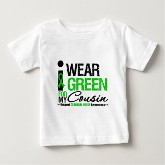 T-shirt Pour Bébé Ruban vert d'usage de l'infirmité motrice
