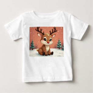 T-shirt Pour Bébé Rudolph