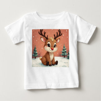 T-shirt Pour Bébé Rudolph
