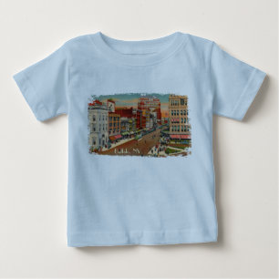T-shirt Pour Bébé Rue principale - Buffalo, chemise de NY