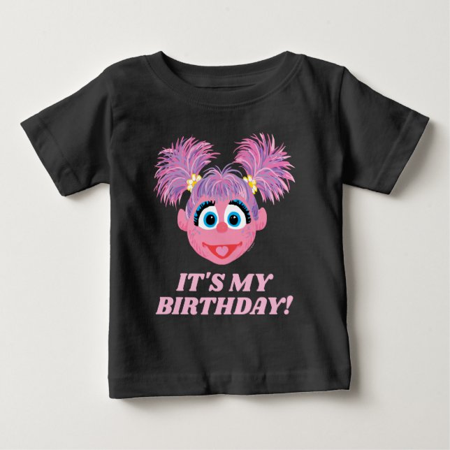 T-shirt Pour Bébé Rue Sésame | Abby Cadabby - C'est mon anniversaire (Devant)