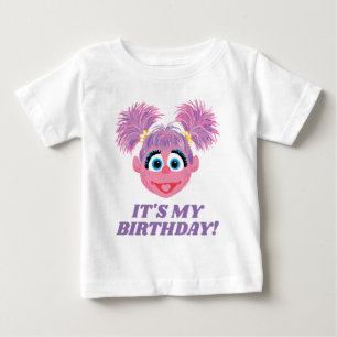T-shirt Pour Bébé Rue Sésame   Abby Cadabby - C'est mon anniversaire