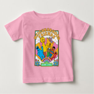 T-shirt Pour Bébé Rue Sésame   Amis de voisinage