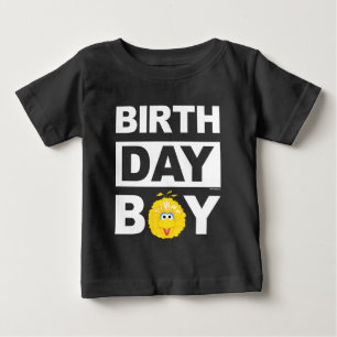 T-shirt Pour Bébé Rue Sésame   Big Bird - Birthday Boy