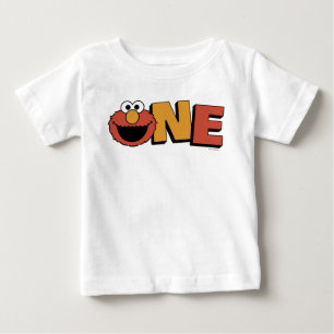 T-shirt Pour Bébé Rue Sésame   Elmo 1er anniversaire