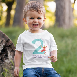 T-shirt Pour Bébé Rue Sésame | Elmo - Confetti 2e anniversaire