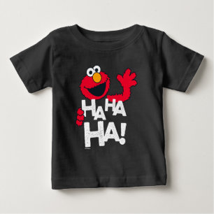 T-shirt Pour Bébé Rue Sésame   Elmo - Ha Ha Ha Ha !