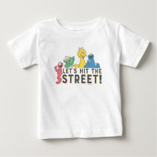 T-shirt Pour Bébé Rue Sésame   Faisons un tour dans la rue !