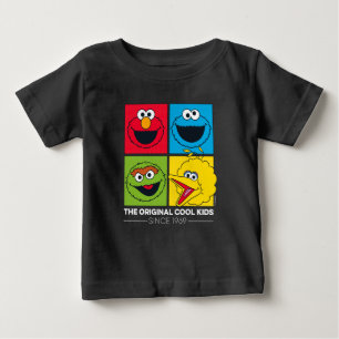 T-shirt Pour Bébé Rue Sésame   Les Enfants Cool d'origine