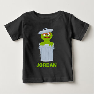 T-shirt Pour Bébé Rue Sésame   Oscar personnalisé le Groupement
