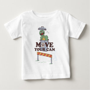 T-shirt Pour Bébé Rue Sésame   Oscar the Grouch Move Your Can