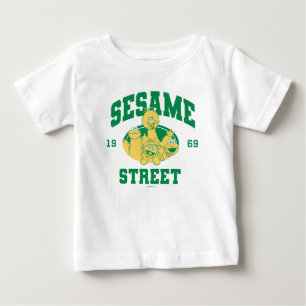 T-shirt Pour Bébé Rue Sésame   Vintage 1969