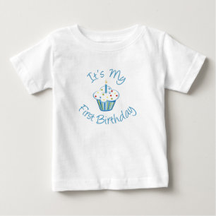 T-shirt Pour Bébé Sa ma première chemise d'anniversaire - customis