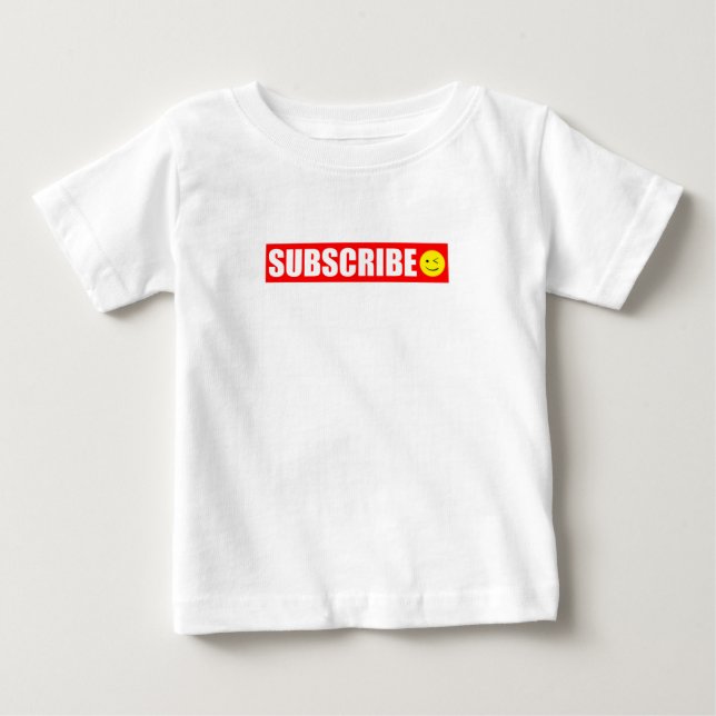 T-shirt Pour Bébé S'abonner T-shirt bébé (Devant)