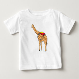 T-shirt Pour Bébé Sac à dos Giraffe