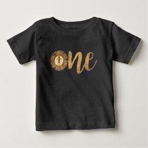 T-shirt Pour Bébé Safari Wild One Lion 1er anniversaire