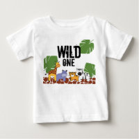 Safari "WILD ONE", thème de la jungle premier anni