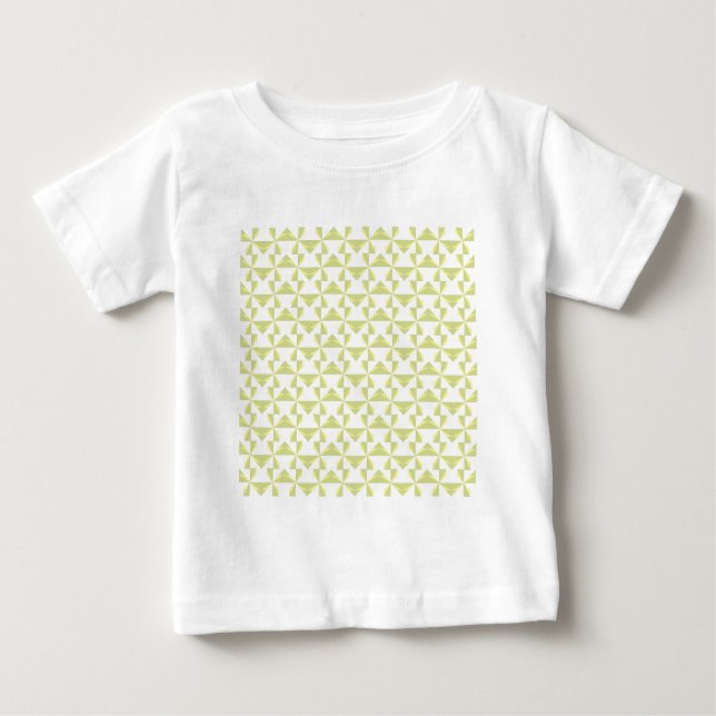 T-shirt Pour Bébé Sage Pinwheels (Devant)