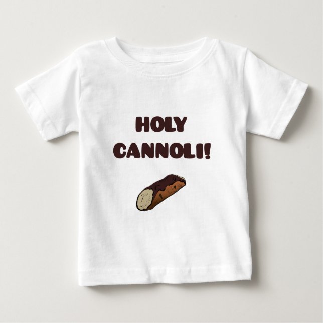 T-shirt Pour Bébé Saint Cannoli Funny Food Italien (Devant)