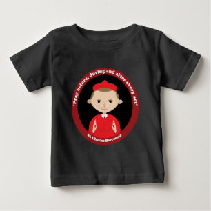 T-shirt Pour Bébé Saint Charles Borromeo