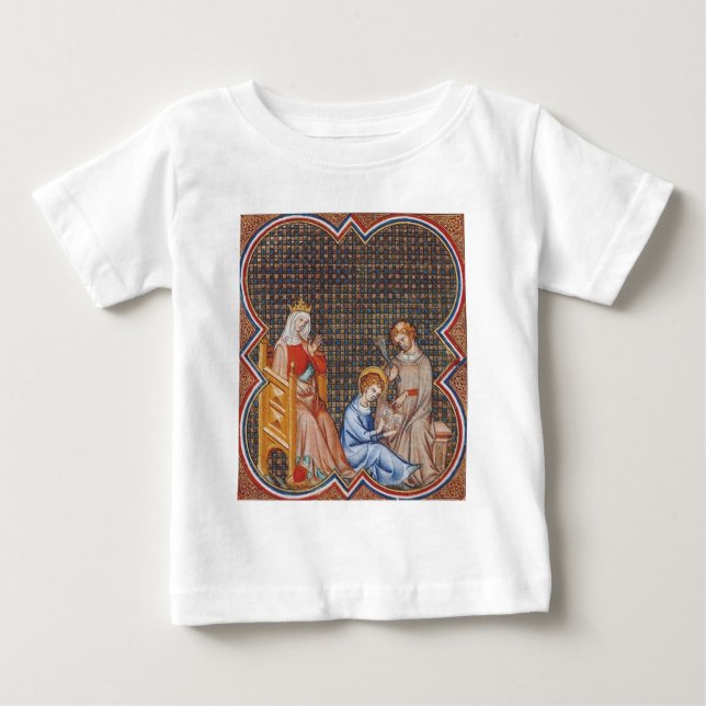 T-shirt Pour Bébé Saint-Louis IX de France (Devant)