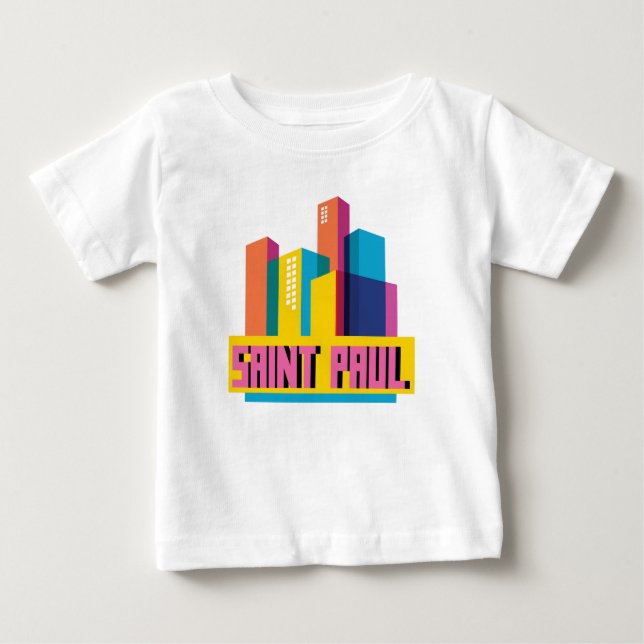 T-shirt Pour Bébé Saint Paul dans la conception (Devant)