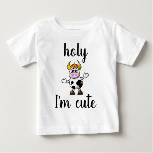 T-shirt Pour Bébé Saint-Vache Je suis mignon T-shirt bébé