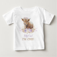 Saint Vache Je suis un Boho Purple Floral 1er anni